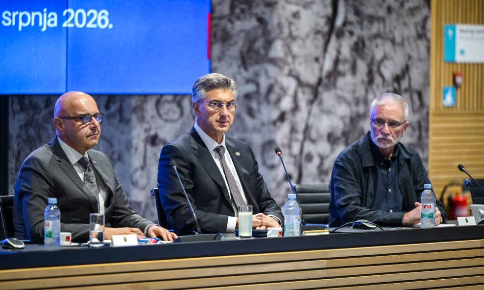 Alen Ružić, Andrej Plenković i Krešimir Sever