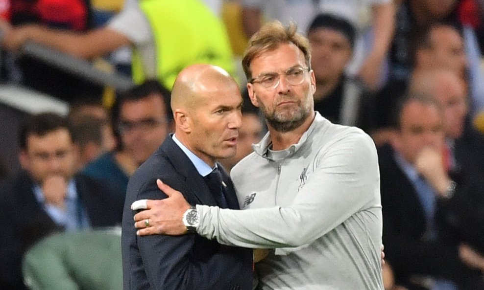 Jürgen Klopp (desno) i Zinedine Zidane