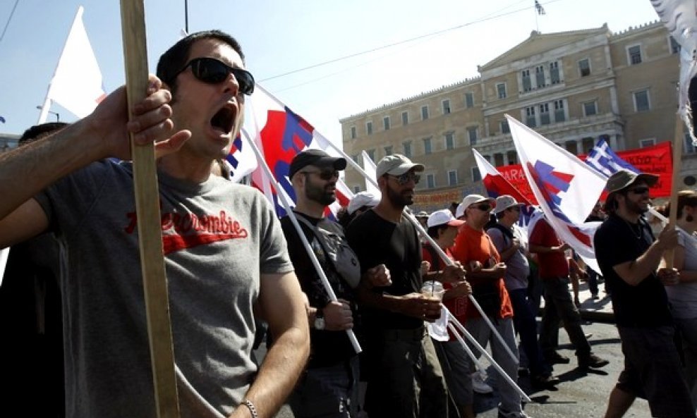 Prosvjed Atena Grčka