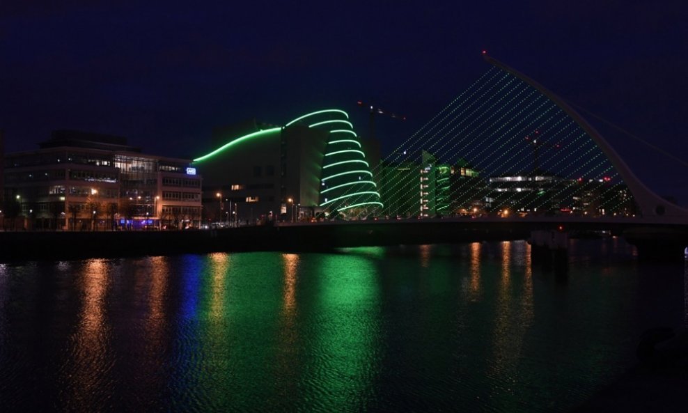 Dublin, Irska - Ilustracija