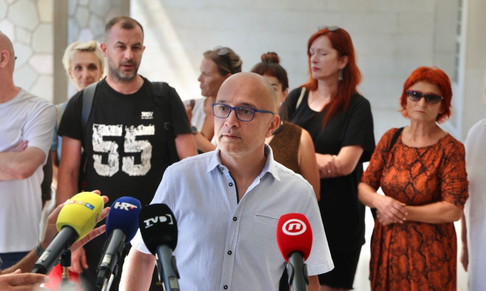 Domagoj Rebić, predsjednik Hrvatskog sindikata djelatnika u kulturi