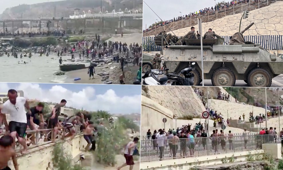 Tisuće migranata hrle prema Ceuti