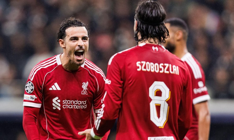 Curtis Jones i Dominik Szoboszlai Liverpool