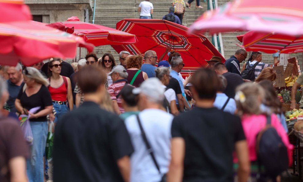 Prizor sa zagrebačkog Dolca