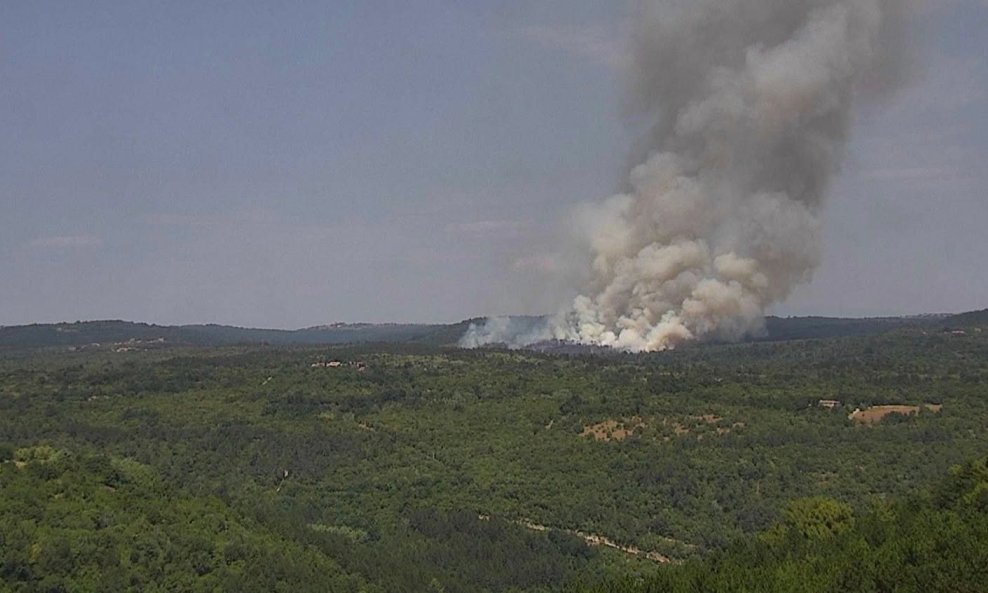 Požari su u subotu planuli i u Istri