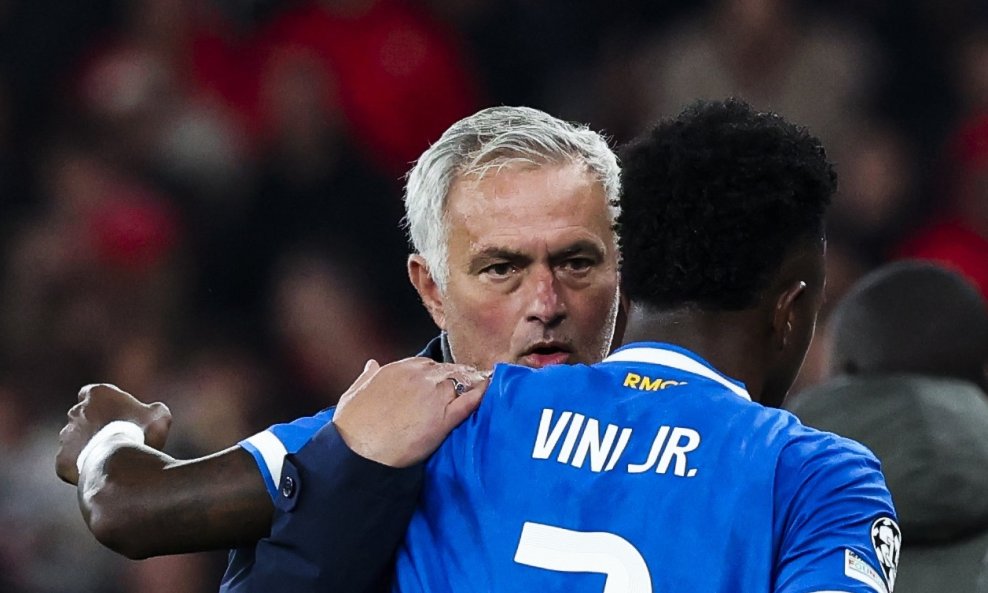 Jose Mourinho i Vinicius Junior Real Madrid