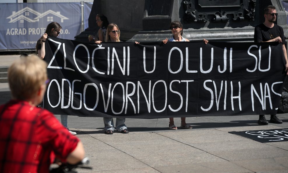 Antiratna akcija uoči 31. obljetnice VRO Oluja