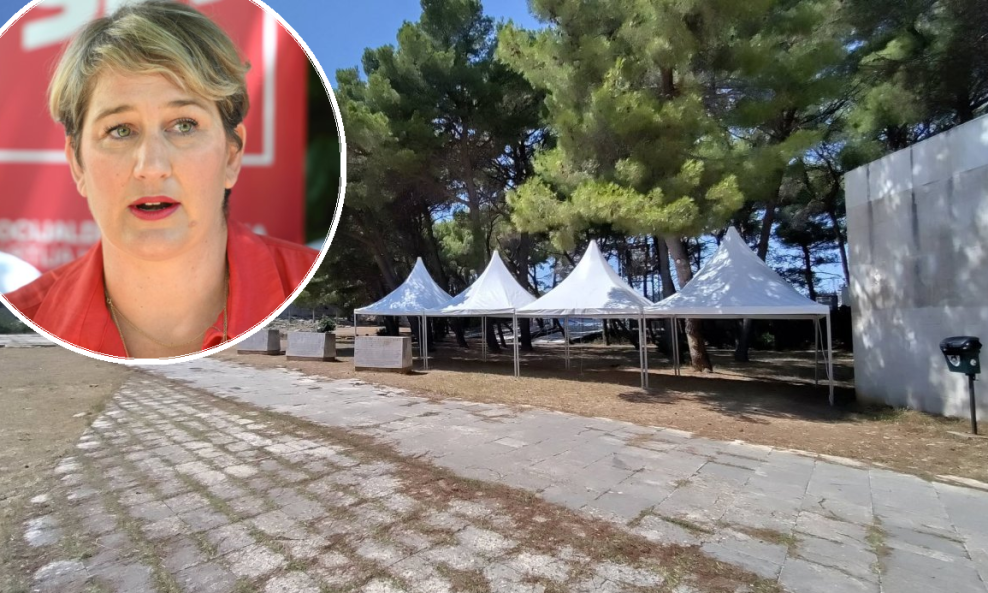 Spomen-park Šubićevac; Ivana Marković (u krugu)