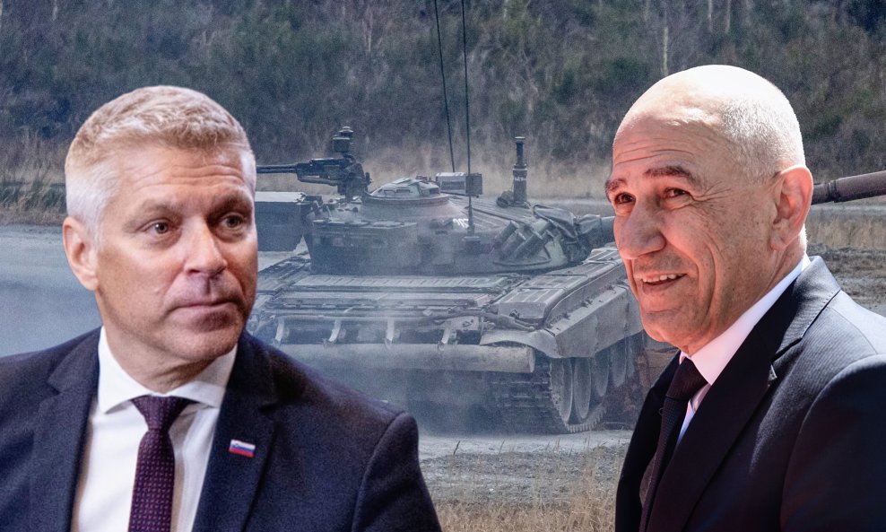 Janez Janša najavio raspuštanje vojnog holdinga Dovos i prijenos njegovih funkcija na ministarstvo obrane, na čijem je čelu Valentin Hajdinjak (lijevo)