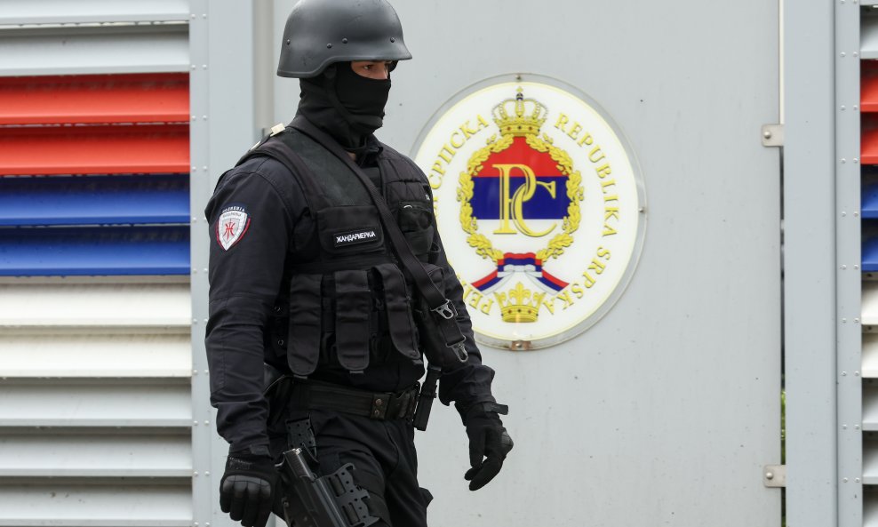 Policajac Republike Srpske u Istočnom Sarajevu - Ilustracija