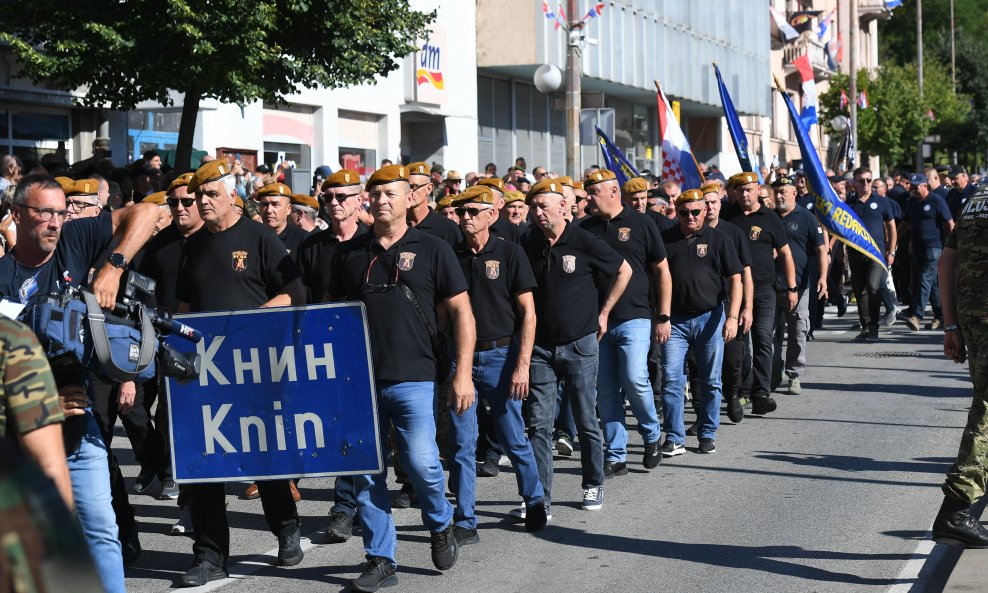 Branitelji na Danu pobjede u Kninu (ilustrativna fotografija)