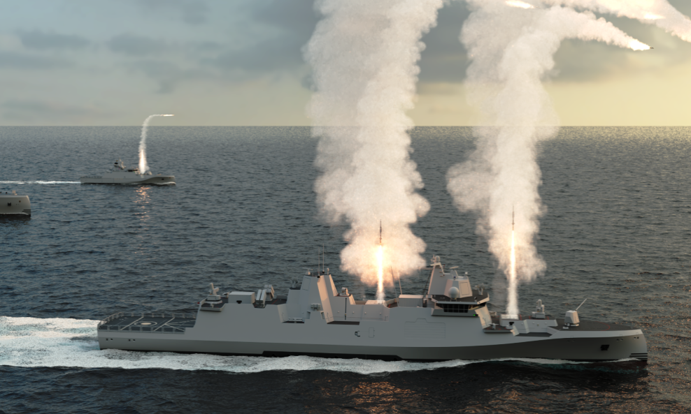Rheinmetallov koncept višenamjenski fregate GF 140