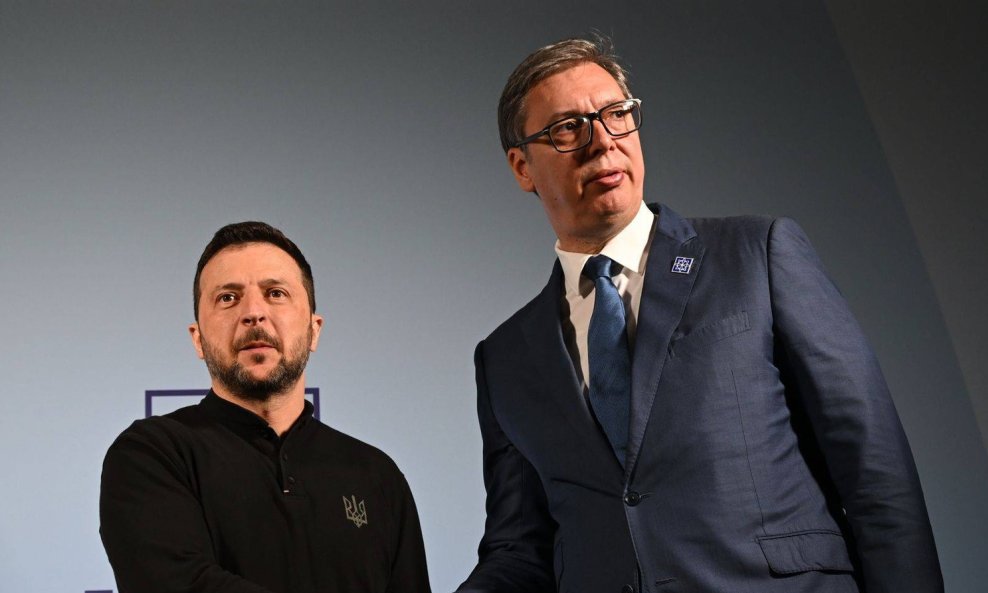 Volodimir Zelenski i Aleksandar Vučić