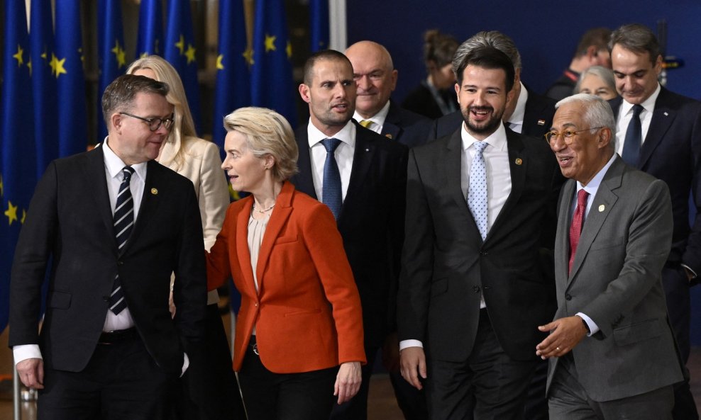 Ursula von der Leyen, Jakov Milatović, Antonio Costa