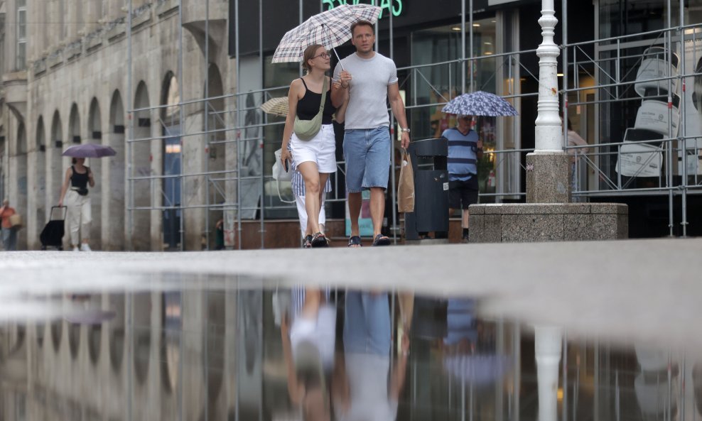 Kiša u Zagrebu