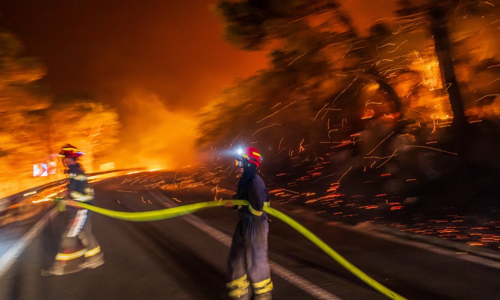 Požar kod Omiša
