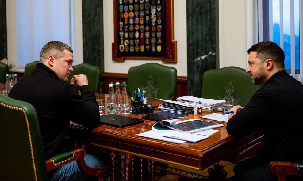 Mihajlo Fedorov i Volodimir Zelenski