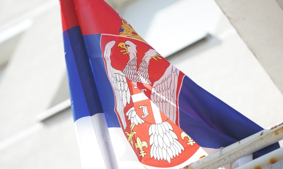 Srpska zastava - ilustracija