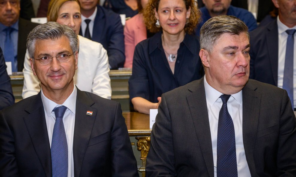 Andrej Plenković i Zoran Milanović
