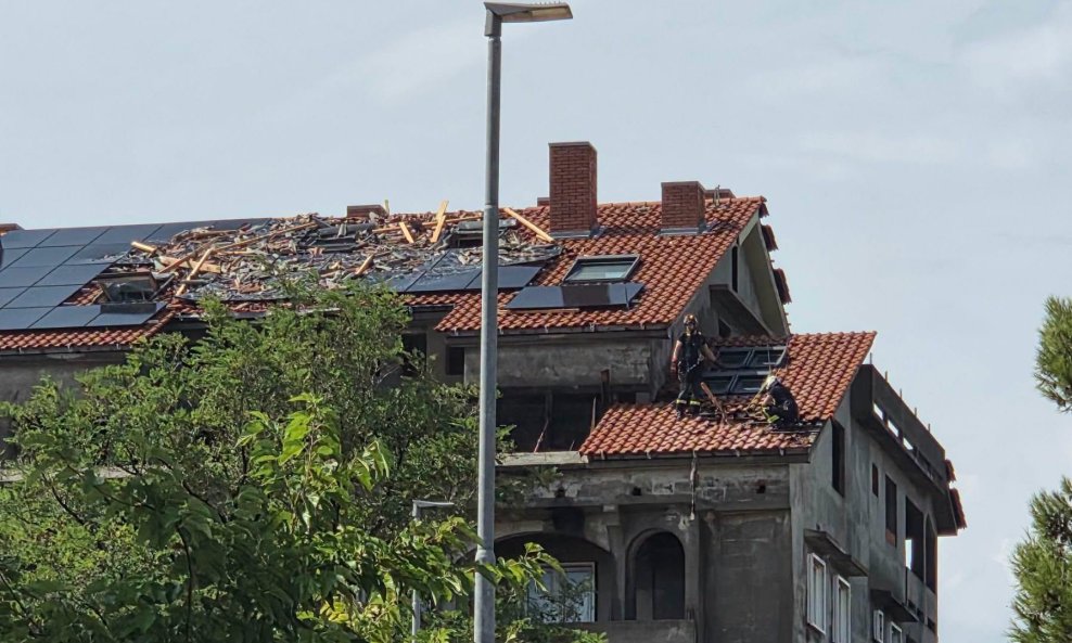 Posljedice nevremena na Rabu