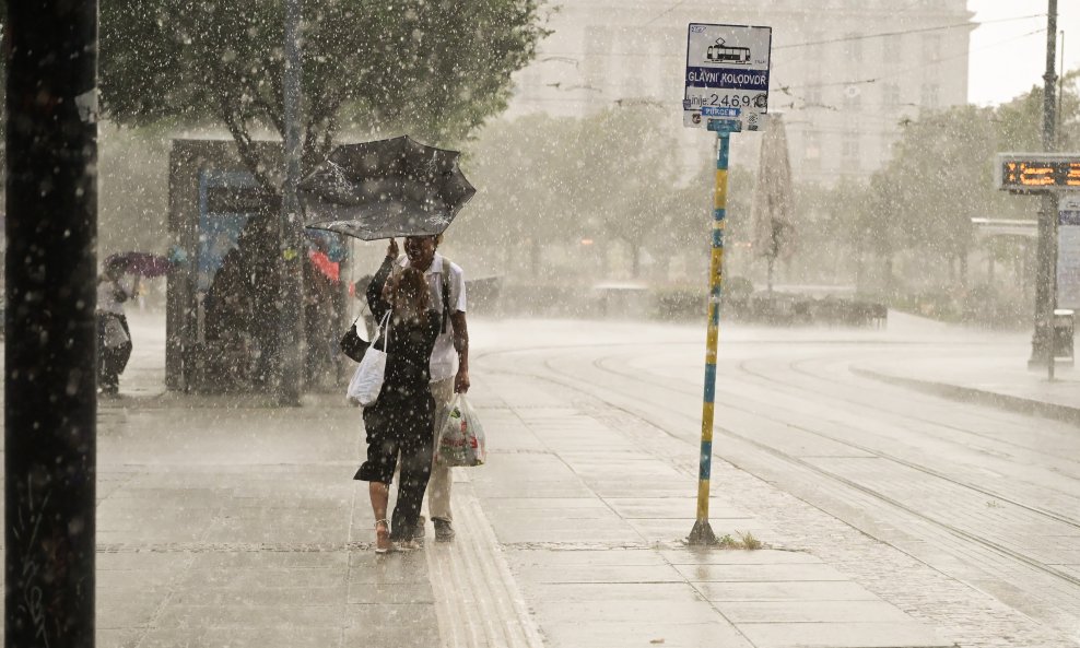 Nevrijeme u Zagrebu