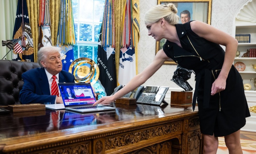 Natalie Harp i Donald Trump