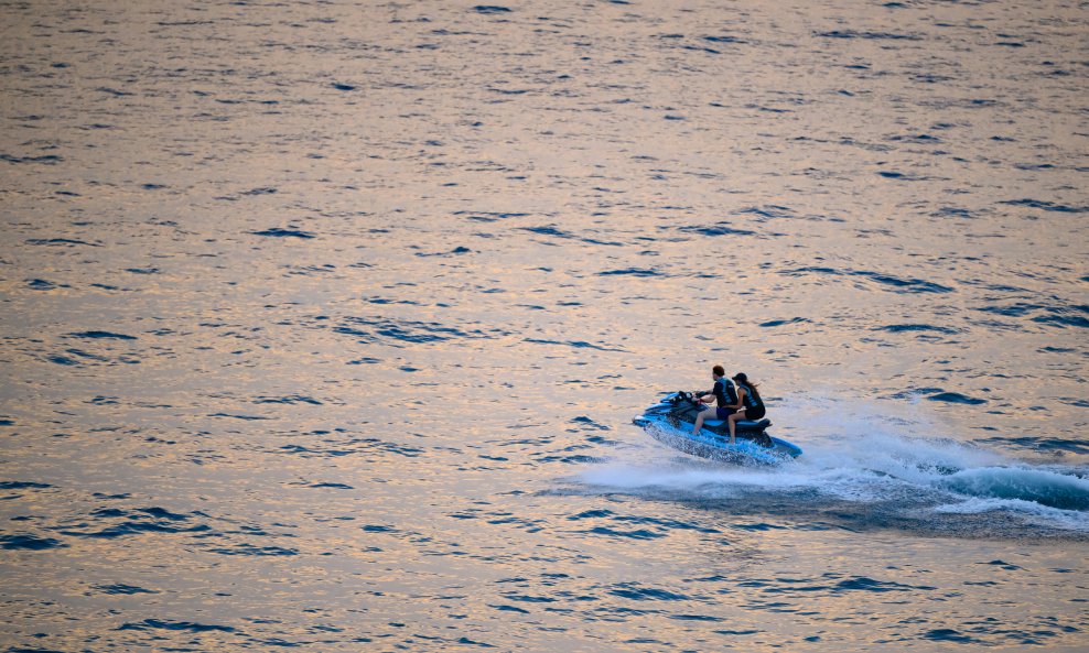 Jet ski, ilustracija