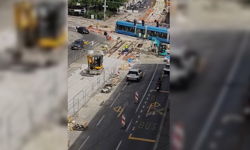 Radovi na križanju Zvonimirove i Šubićeve