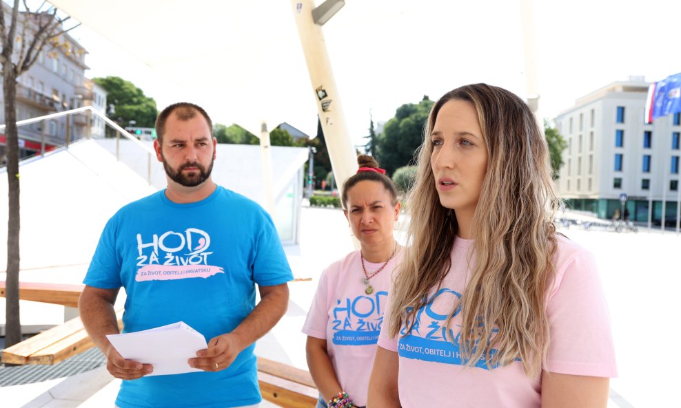 Organizatori 'Hoda za život' u Šibeniku