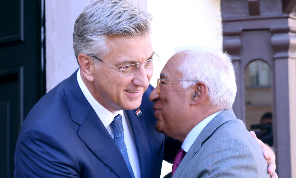 Andrej Plenković i Antonio Costa