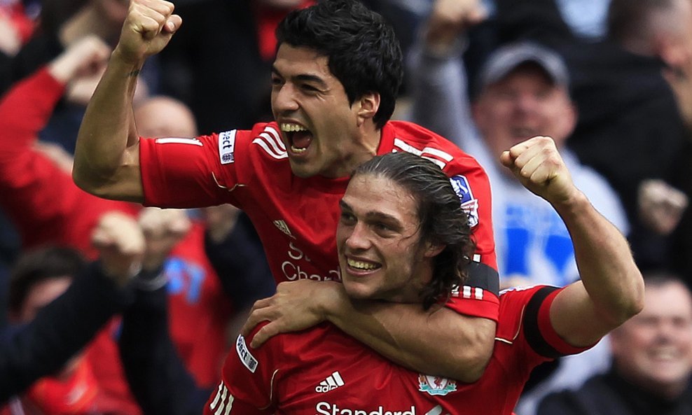 Andy Carroll Luis Suarez FC Liverpool