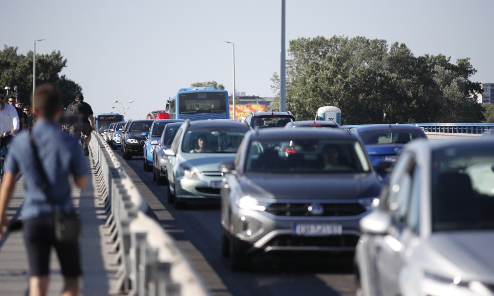 Prometna gužva u Zagrebu
