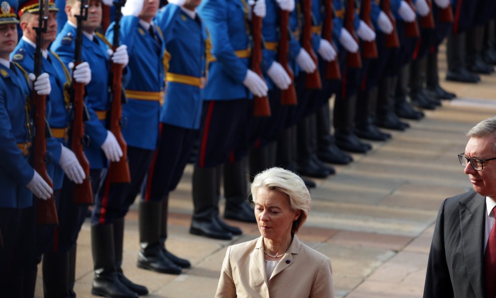 Ursula von der Leyen i Aleksandar Vučić