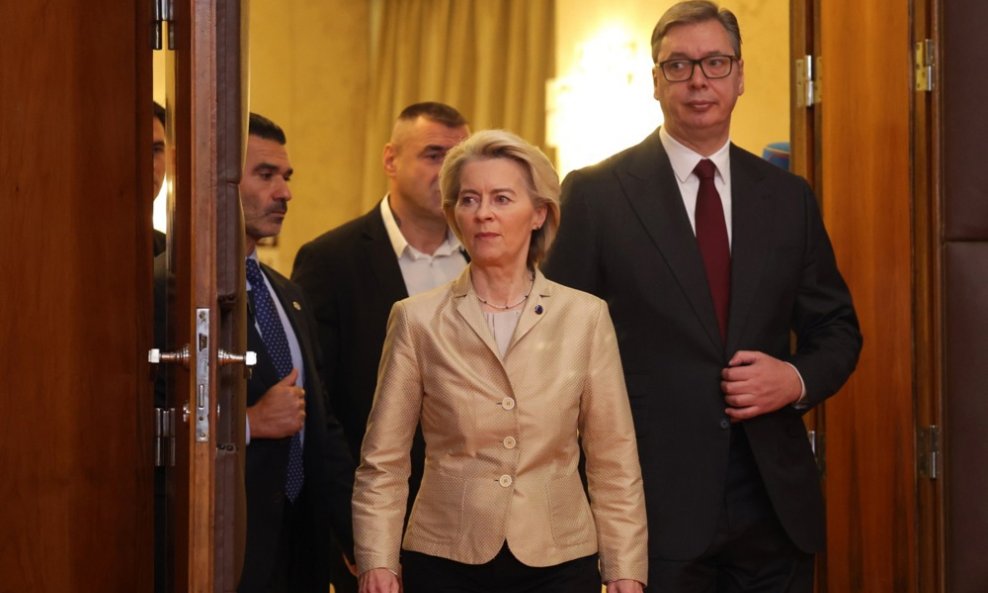 Ursula von der Leyen i Aleksandar Vučić