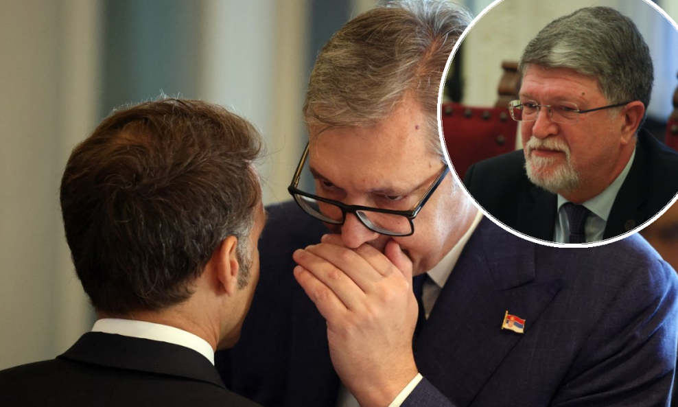 Aleksandar Vučić i Tonino Picula (u krugu)