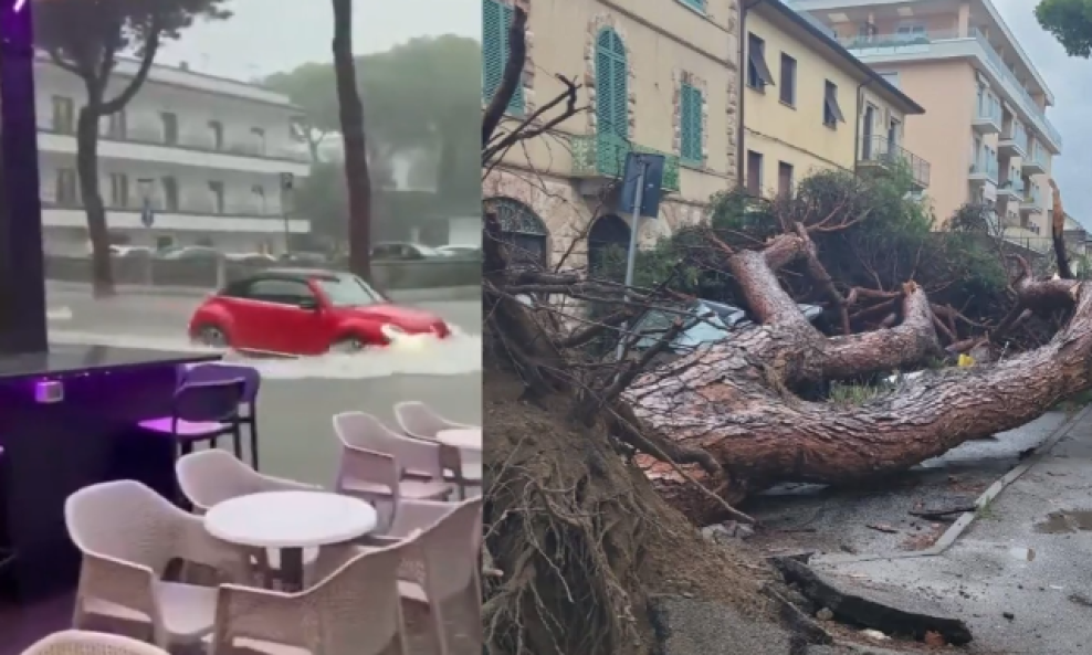 Šire se snimke strašnog nevremena