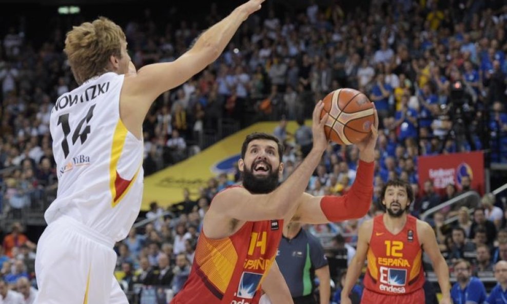 Dirk Nowitzki Nikola Mirotić Eurobasket 2015