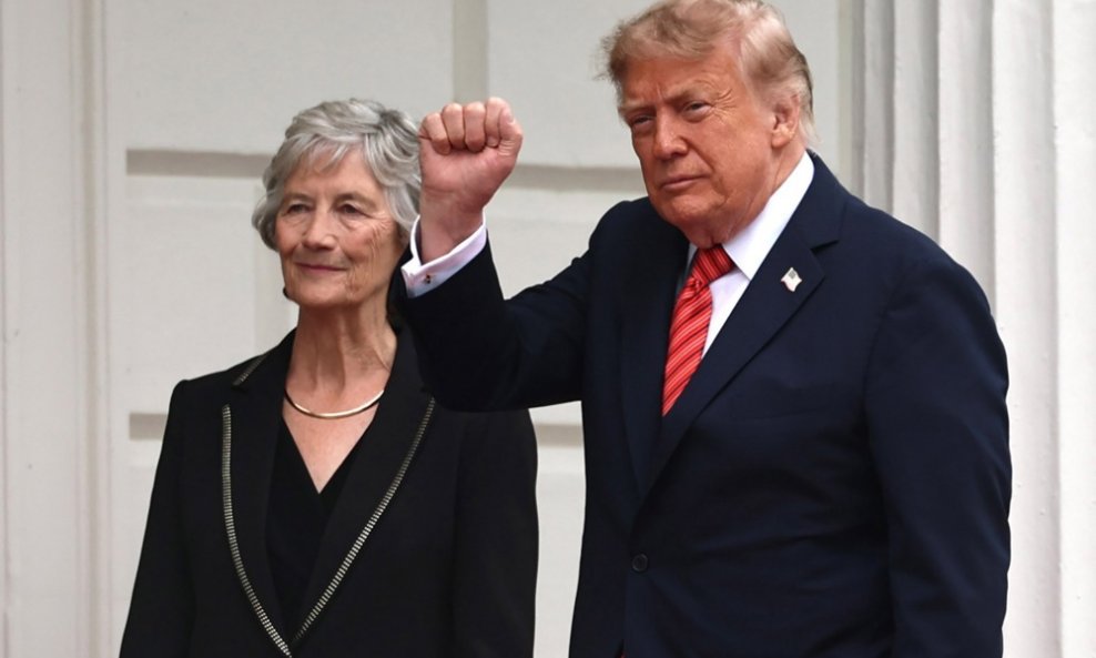 Donald Trump i Catherine Connolly