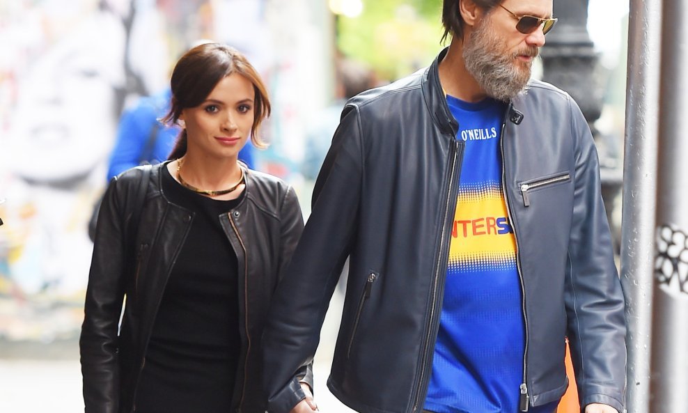 Jim Carrey i Cathriona White 