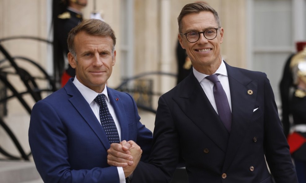 Emmanuel Macron i Alexander Stubb