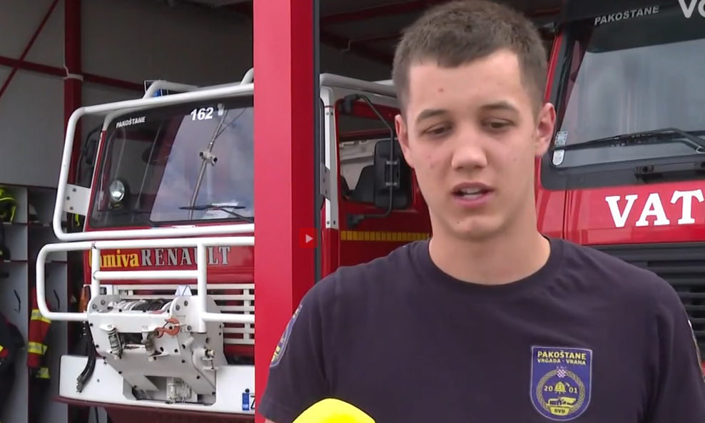 Ivan Vučkov, vatrogasac koji je spasio ženu iz mora