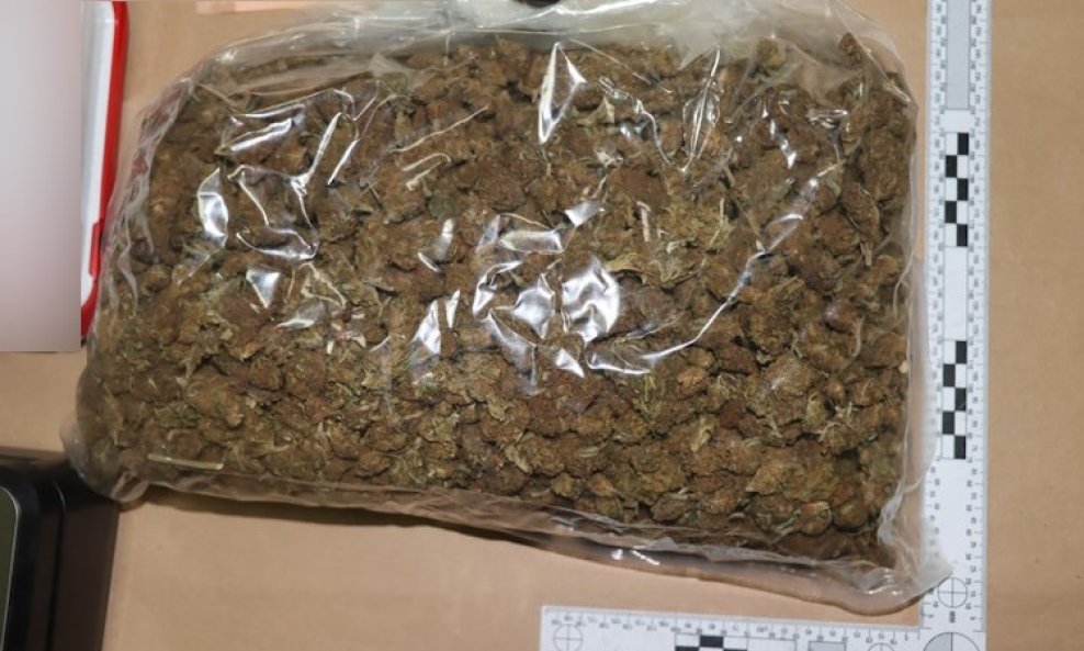 Policija je pronašla veliku količinu marihuane