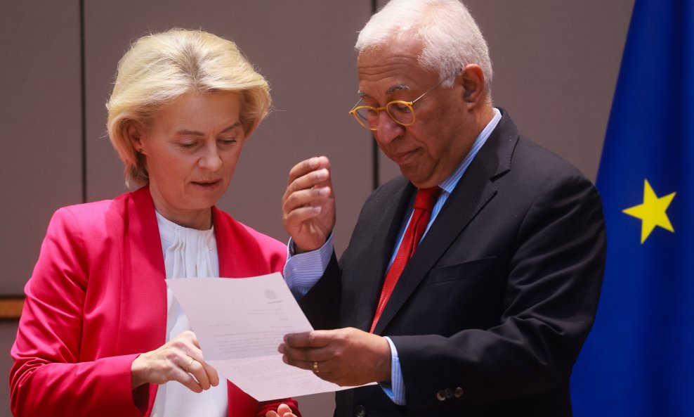 Ursula von der Leyen i Antonio Costa