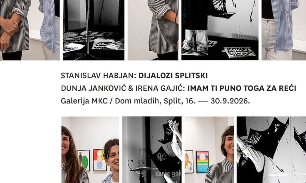 Najava izložbi u Galeriji MKC / Domu mladih