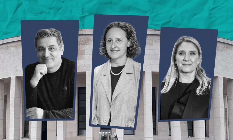 Damir Ljutić (lijevo) i Zrinka Paladino (desno) komentiraju 'generacijski pothvat' Ministarstva kulture na čijem je čelu Nina Obuljen Koržinek