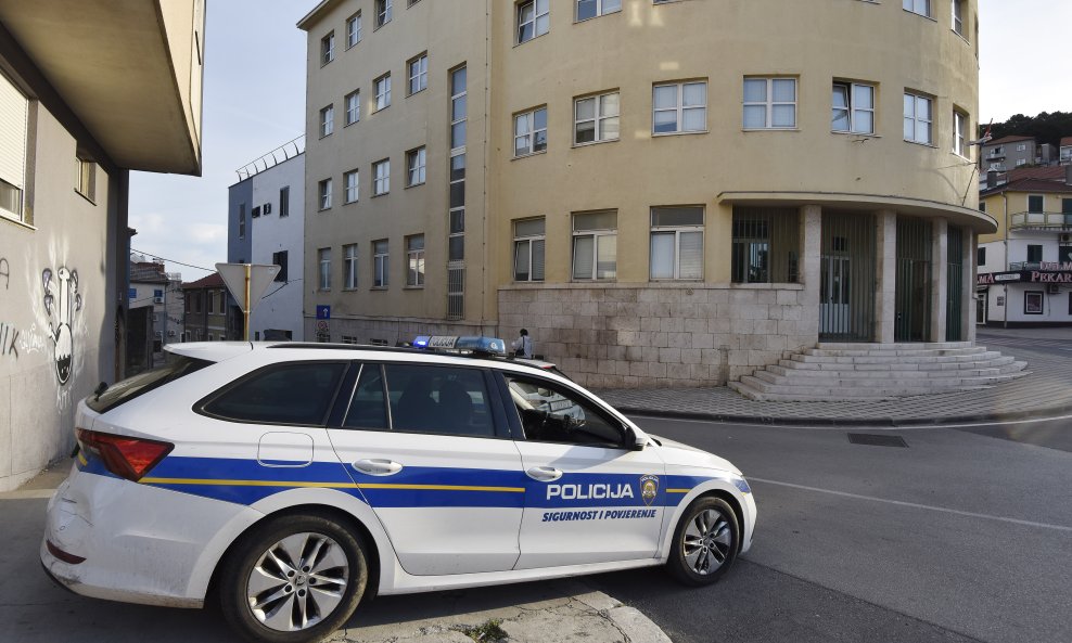 Policijski automobil Ilustracija