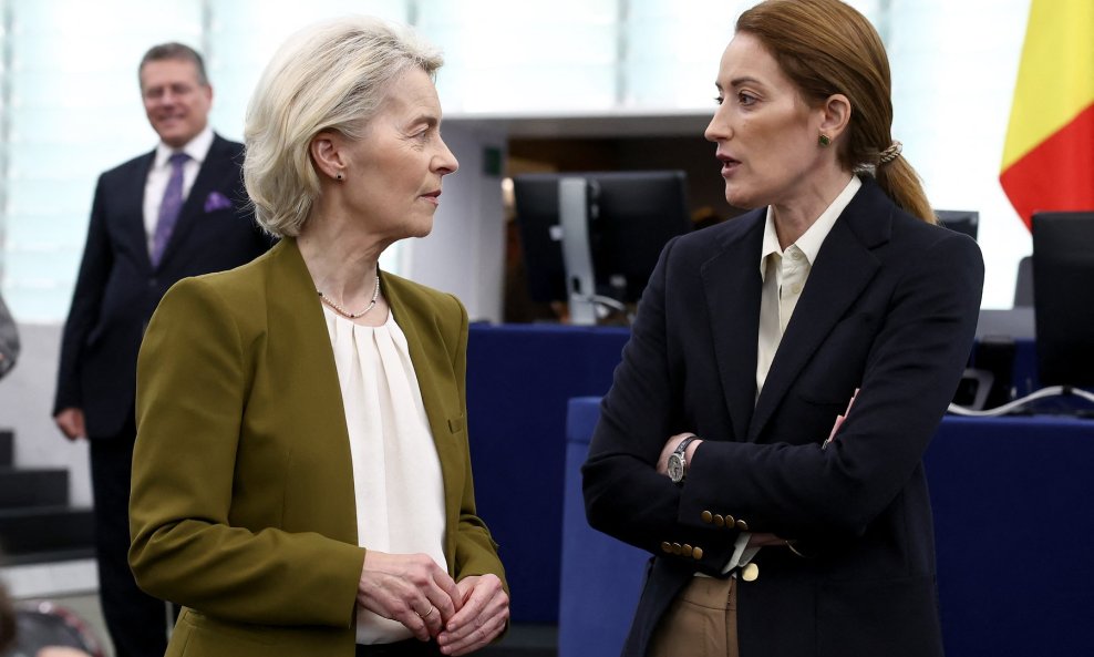 Ursula von der Leyen i Roberta Metsola
