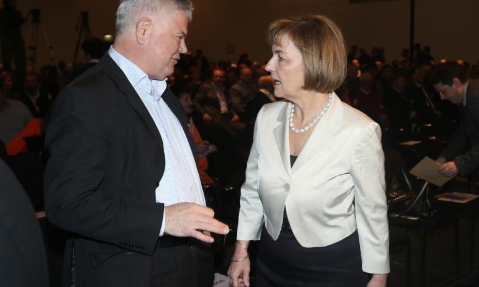 Andro Vlahušić i Vesna Pusić