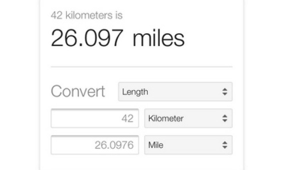Google kalkulator mjernih jedinica