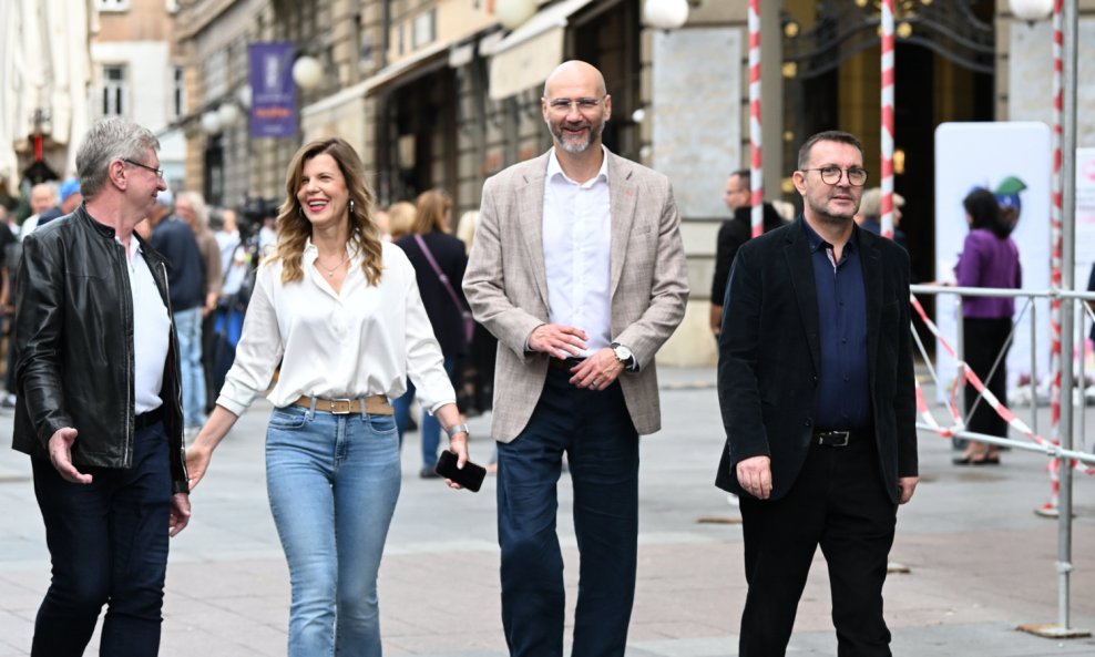 Mirando Mrsić, Biljana Borzan, Joško Klisović i Arsen Bauk